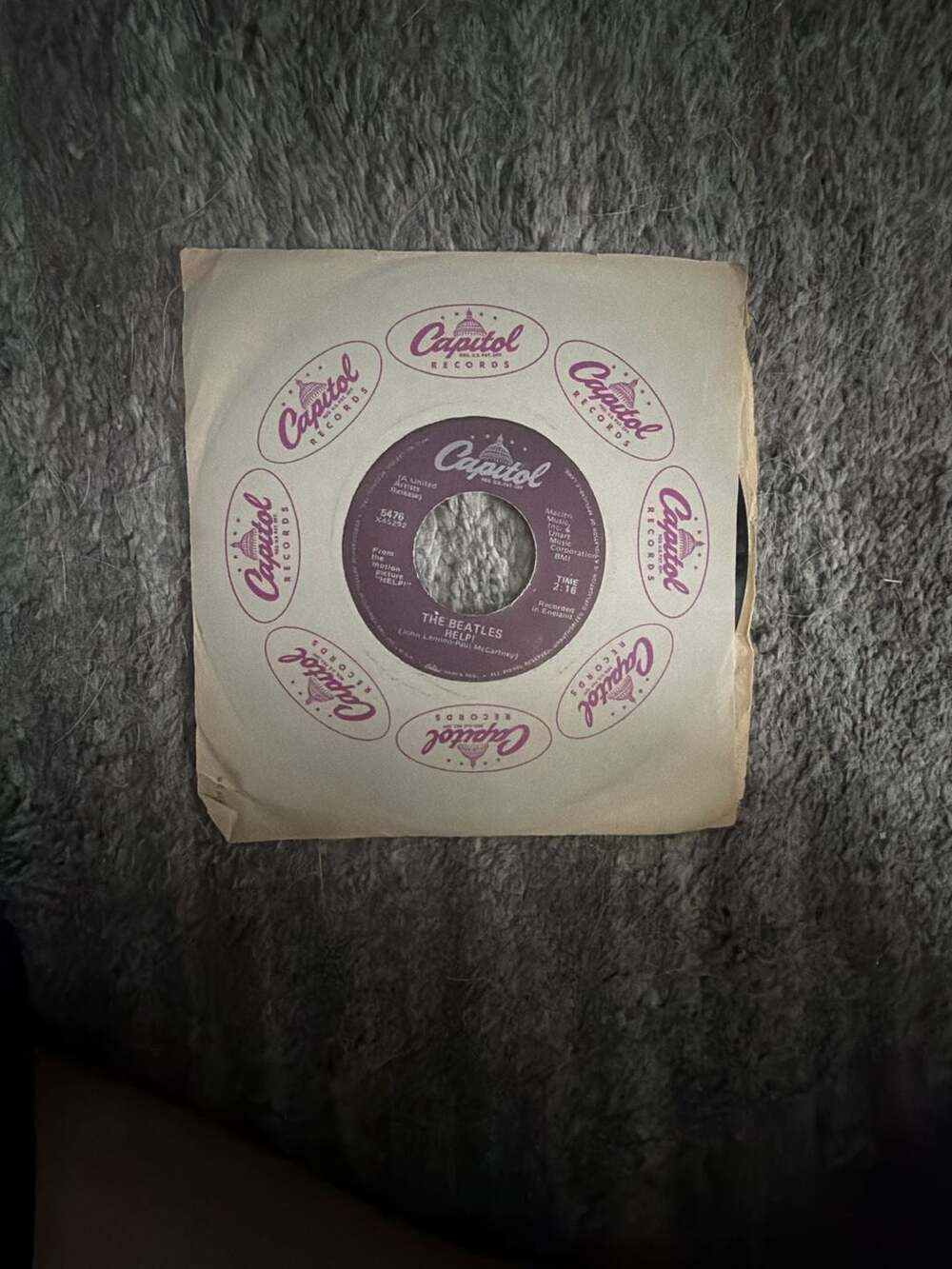 The Beatles - Help! / I'm Down 7 Inch 45 RPM Vinyl Record